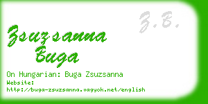 zsuzsanna buga business card